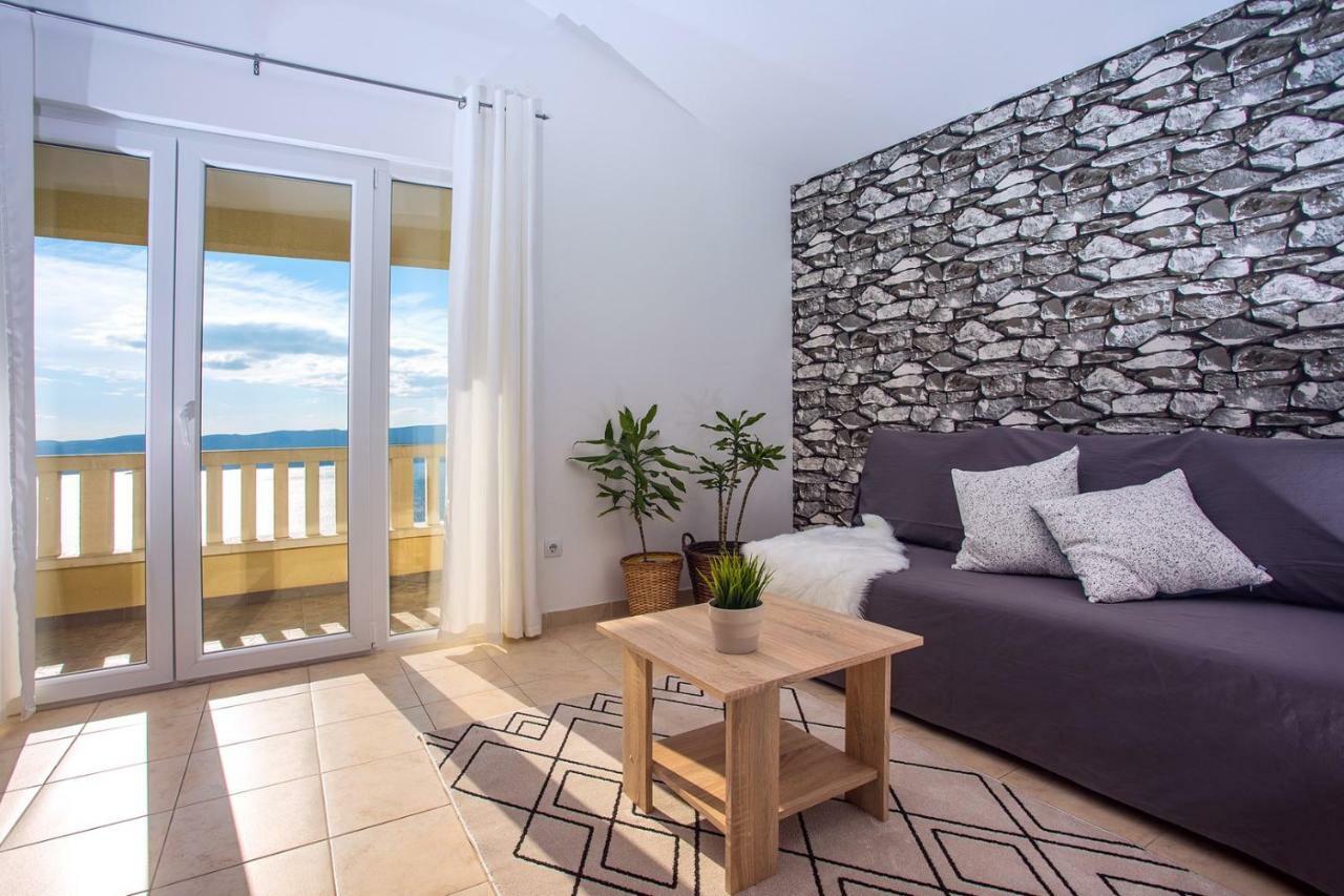 Villa Maslina, With Private 32M2Pool, Panoramic Views On 100Km Coastline, 12 Pax Lokva Rogoznica Buitenkant foto