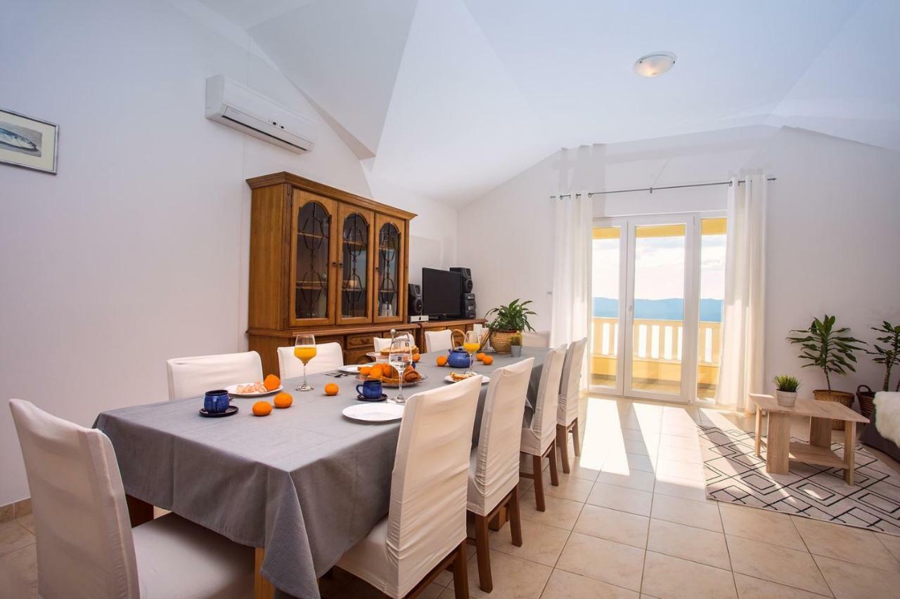 Villa Maslina, With Private 32M2Pool, Panoramic Views On 100Km Coastline, 12 Pax Lokva Rogoznica Buitenkant foto