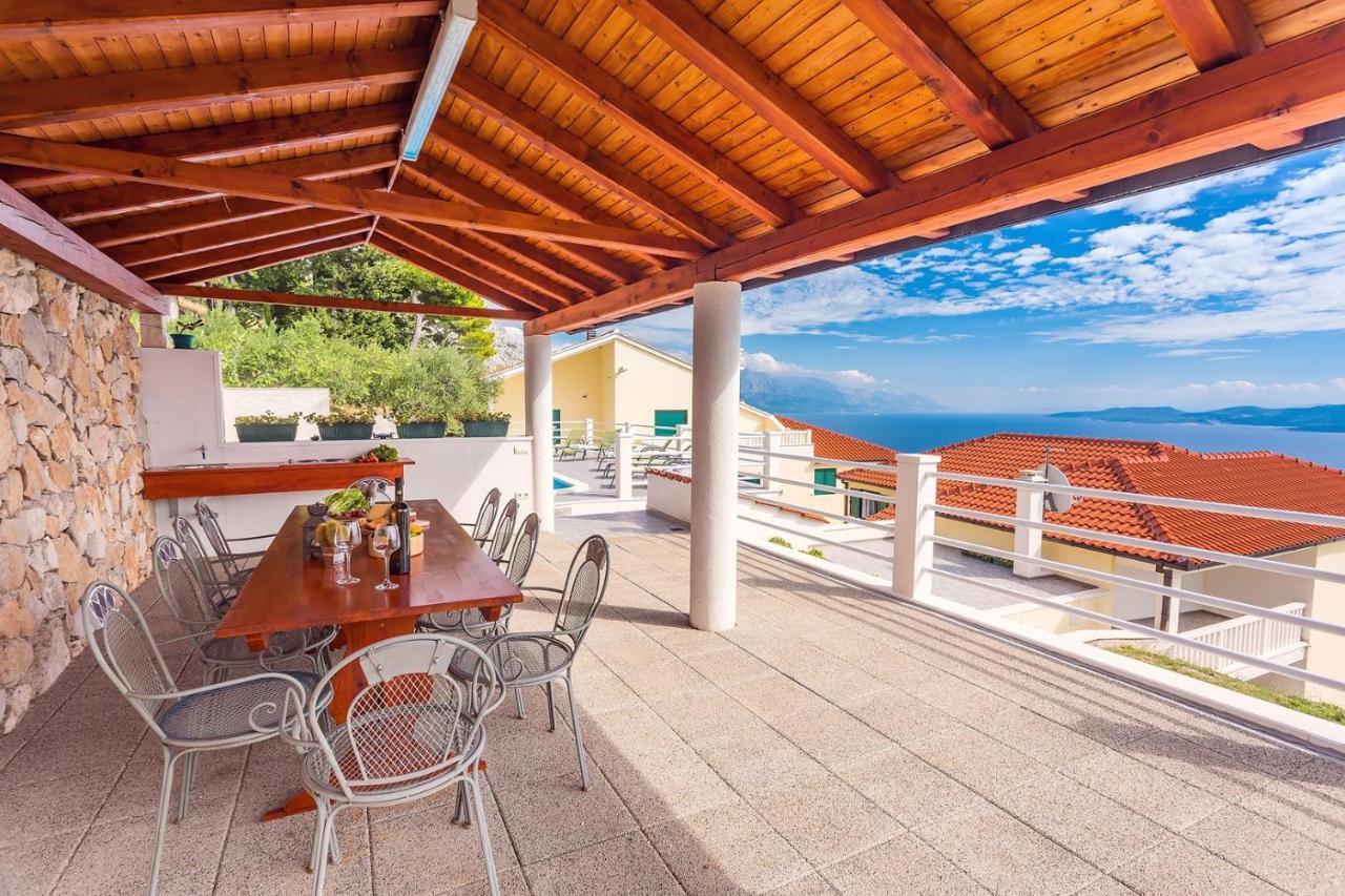 Villa Maslina, With Private 32M2Pool, Panoramic Views On 100Km Coastline, 12 Pax Lokva Rogoznica Buitenkant foto