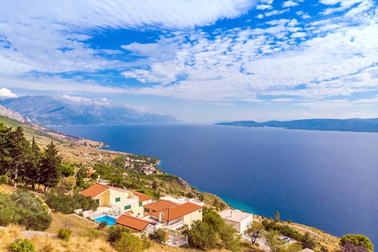 Villa Maslina, With Private 32M2Pool, Panoramic Views On 100Km Coastline, 12 Pax Lokva Rogoznica Buitenkant foto